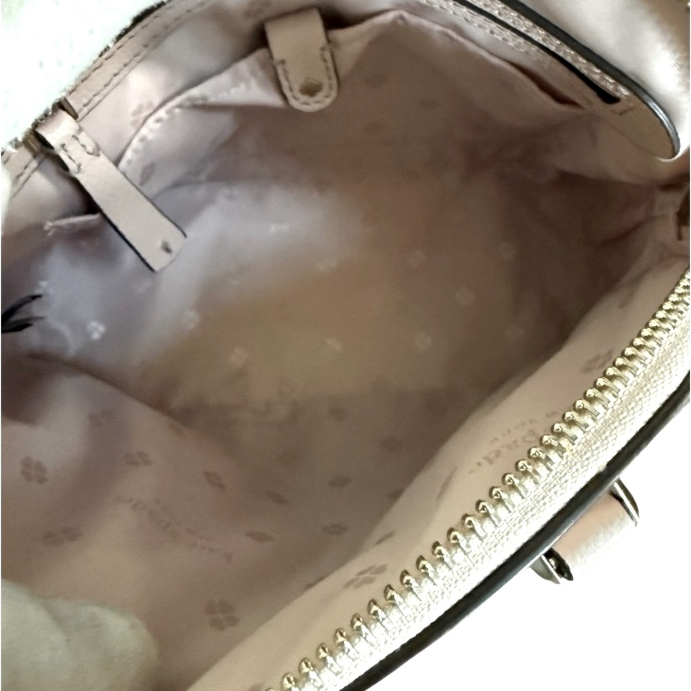 Authentic Kate Spade Soft Pink Leather Satchel Crossbody Handbag - Picture 14 of 16